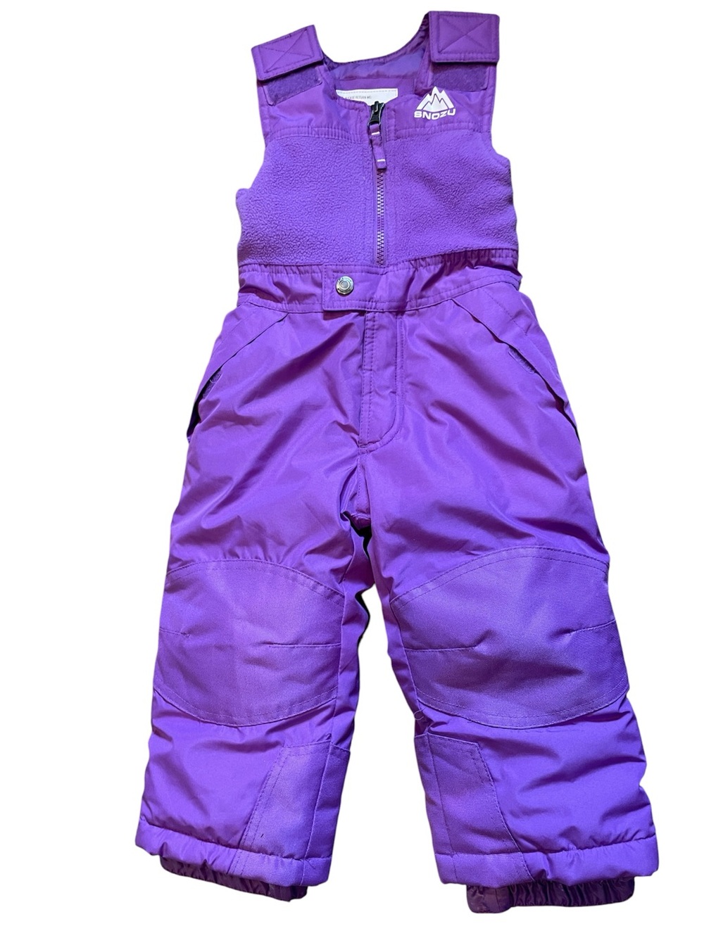 Snozu Snow Bibs Pants‎ Purple Toddler Size 2T